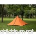 Naturehike 1 Person Tent Backpacking Lightweight Single Tent Waterproof with Double Layer Pyramid Tent for Mountaineering Hiking Camping - B077TF71HY
