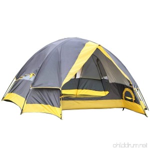 SEMOO Water Resistant D-Style Door 2-Person Camping/Traveling Lightweight Dome Tent with Carry Bag - B00UTCH8OK