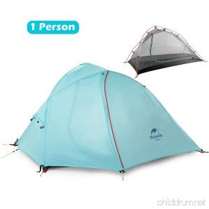 TRIWONDER 1-2-3 Person 4 Season Camping Tent Lightweight Waterproof Double Layer Backpacking Tent for Camping Hiking - B01M7ZQVLR