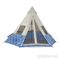 Wenzel 11.5 x 10 Foot Shenanigan 5 Person Teepee Camping Tent - B07B5J1THC