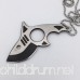 albatross FK007 Mini Fixed Blade Neck Knife with Leather Sheath & Ball Chain - B07FCN2DX6