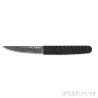 CRKT Obake Fixed Blade Knife: 2367 Burnley Titanium Nitride Plain Edge EDC Knife - Outdoor Utility Knife with Handle Wrap  Etched Blade & Nylon Sheath - B00I04SZMI