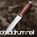 Grand Way Hunting Knife - Fixed Blade Survival Bowie Stainless Steel Knife with Wood Handle - 2654 WP - B06Y5N8YYW