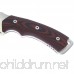 iField 150 Survival Fixed Blade Knife with red Micarta Handle and 440C Blade Steel 58-60 HRC of hardness - B07C6TB24T