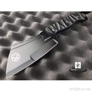 Monogram Knife Custom Knives Full Tang Camping Knife Hunting Knife Personalized Knife Engraved Knives Fixed Blade Cleaver Razor Blade - B07B6NHCKW