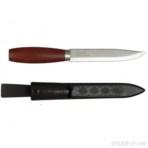 Morakniv Classic No 3 Wood Handle Utility Knife with Carbon Steel Blade 6-Inch - B007C1V414