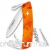 SWIZA Swiss Pocket Knife D03 CAMO Fern Orange anti-slip-grips 11 Features - B01N3KRN9M