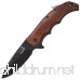 8.25 ELK RIDGE EDC BROWN PAKKAWOOD ASSISTED TACTICAL FOLDING KNIFE Blade - B0180PUROU