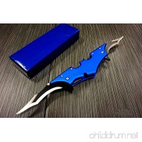 Batman Dark Knight Bat Spring Assisted Open Folding Double Blade Dual Twin 5 Colors Pocket Knife Tactical Belt Clip Desert Digi Camo Silver Blue Red Knives - B07993Z3WY