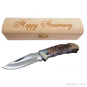 Brass Honcho Personalized Gifts For Men | Engraved Pocket Knife | Custom Engraved Handle And Gift Box | Great Last minute gift - B074XBG5JW id=ASIN