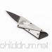 Card Shaped Folding Knife Survival Knife Pocket Knife with Stainless Steel Shell black Blade - B01M1KJDT8