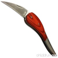 Fury Nobility Raindrop Razor Edge Blade Folding Knife with Rose Pakka Handle  2-Inch - B001UBN96A