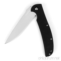 Kershaw Chill (3410)  Folding Everyday Carry Pocket Knife with 3.1 In. High-Performance 8Cr13MoV Stainless Steel Blade with Bead-Blasted Finish and Black G-10 Handle Scales  2 oz - B002IVHQ5Q