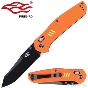 Knife F7563 Firebird by Ganzo G7563 Pocket Folding Hunting Knife G-10 Handle SS Blade - B06W5BQ72B