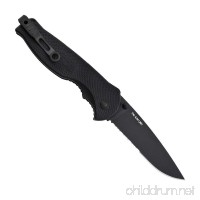 SOG Flash II Assisted Folding Knife TFSA98-CP - Black TiNi 3.5" Partially Serrated Blade  GRN Handle - B000BSZDRQ