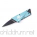 Wild Tribe Card Shaped Folding Knife- the Perfect Pocket or Survival Tool. - B00Y1VJ2N0