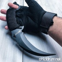 10 TACTICAL COMBAT KARAMBIT KNIFE BestSeller989 Survival Hunting BOWIE Fixed Blade - B076GPSW2B