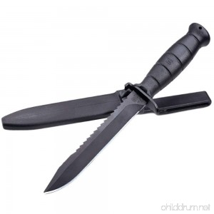 Glock Perfection OEM Fixed Straight Blade Field Knife With Root Saw Polymer Handle and Sheath - B000W32PIK