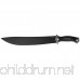 Kershaw Camp 18 (1074) Camp Series Machete; 18” 65Mn Steel Fixed Blade with Black Powdercoat Finish and Rubber Overmold Handle; Includes Molded Sheath with Nylon Straps And Lash Points; 2 lb. 14 oz - B00BNPV1O0