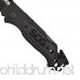 SOG Escape Folding Knife FF25-CP - Built-in Strap Cutter & Glass Breaker Hardcased Black 3.4 Blade Aluminum Handle - B076H21TMG