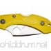 Spyderco Dragonfly 2 Plain Edge Folding Knife Yellow - B07DH41Q5D