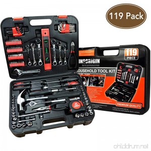 119Piece Heavy Duty Professional Home Repair Tool Kits home tool kit home repair tools Multi Tools Set Homeowner Tool Kits Tool Sets Kit tool kit tool set home tool kit tools - B07BLRMHLG