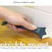 3 pcs Silicone Scraper Caulking Grouting Tool Sealant Finishing Cleaning Kit Set for Bathroom Kitchen Room Cleaning Tool Kit .( Black) (3 pcs Scraper Set) - B074V2XK11