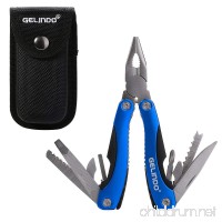 Gelindo Premium Pocket Multitool With Sheath  Knife  Pliers  Saw & More (Blue) - B00Z7CQT38