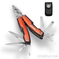 Multitool 12-in-1 Pliers by Sterok | Multipurpose Stainless Steel Needle Nose Pliers  Knife  Bottle and Can Openers  Screwdrivers  Nail File + Nylon Sheath - B0791MZG2J