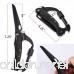 Multitool Carabiner Keychain Clip with LED Flashlight Knife Screwdriver Glass Breaker and Bottle Opener a EDC Survival Gear Tool for Camping Backpacking Hiking - B071KJVQQ8