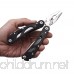 Poeland Multitool Pliers Set Stainless Steel Screwdriver Tool with 11 Screwdriver Bits Black - B07BF81CRR