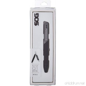 SOG Baton Q1 Urban Multi-Tool Pen Scissors Bottle Opener Screwdriver (ID1001) - B07DLLH3B9
