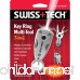 Swiss+Tech ST60300 Silver 7-in-1 Key Ring Multitool with LED Flashlight for Auto Safety Outdoors Camping - B003YKXTSI