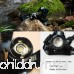 Boruit Headlamp LED 3 Modes Headlight with White Light Battery Powered Helmet Light Zoomable Headlamp for Camping Running Hiking 2 pcs 18650 PCB Batteries Included - B01M9C3C6I