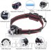 MCCC Super Bright 550 Lumens LED Headlamp Lightweight 90° Angle Adjustable Focus Zoomable Lens Headlight 18650 Rechargeable Battery IP64 Waterproof Perfect for Outdoor Activities - B079M5221K