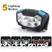 QBStrong Rechargeable Headlamp Flashlight with White and Red LED Lights Motion Sensor 5 Lighting Modes Adjustable Angle Waterproof Lightweight Headlamp Flashlight Perfect for Running Camping (Blue) - B07DDD4X57