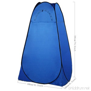 eshion Pop-Up Shower Tent Beach Toilet Changing Room with Carry Bag - B06VV8FXXK