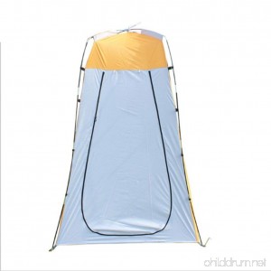 Fashionwu Lightweight Portable Camping Shower Tent Awning Canvas Folding Outdoor Toilet Room for Privacy Showing Changing Clothes - B07CV9WHKT