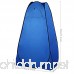 Portable Pop-Up Privacy Tent Waterproof Outdoor Toilet Shower Shelter Changing Room Camping Beach Dresses Tent With Carry Bag Blue - B0756G1DLL