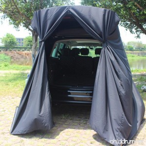 SUV Tailgate Shelter Tent Privacy Shelter Waterproof & Lightweight Blue Black Portable Changing Room for Biking Toilet Shower Sleeping Beach Swimming L:W:H:5.94.96.6ft Suction Cups Tent Pegs to fix - B07DRNTDPC