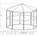 Casita 8-Panel Round Screenhouse 83222 White with Gray Roof - B004G7RT20
