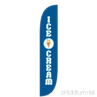 LookOurWay Ice Cream Feather Flag  12-Feet - B074NGLYVM
