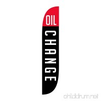 LookOurWay Oil Change Feather Flag  12-Feet - B071YFWXX3