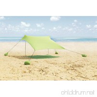 ALPHA CAMP Beach Shade Portable Canopy Sun Shelter with Sandbag Anchors - 7.6’ x 7.2’ - B07C5N2SLY