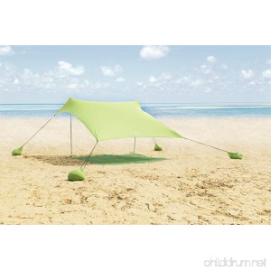ALPHA CAMP Beach Shade Portable Canopy Sun Shelter with Sandbag Anchors - 7.6’ x 7.2’ - B07C5N2SLY