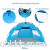 BATTOP 4 Person Instant Beach Tent Sun Shelter - Easy Pop Up Sun Shade for Beach - Deluxe Large for Family - B079FMB1H8