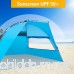 BATTOP 4 Person Instant Beach Tent Sun Shelter - Easy Pop Up Sun Shade for Beach - Deluxe Large for Family - B079FMB1H8