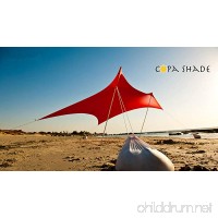 CopaShade Beach Sunshade Tent – Quick and Easy Pop Up – Wind Resistant Design – UPF50+ Quality Sturdy Lycra  UV Sun Rays Protection Fabric – Lightweight and Portable Sandbag Anchors Set-up - B073WHTQBZ