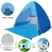 FLYTON Pop Up Beach Tent Shade Sun Shelter UV Protection Canopy Cabana 2-3 Person for Adults Baby Kids Outdoor Activities Camping Fishing Hiking Picnic Touring - B07D77JDZK