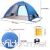 G4Free Large Pop Up Beach Tent Camping Sun Shelter Portable Sun Tents Outdoor Automatic Cabana 3-4 Person Anti UV Shade for Family Adults Baby Camping Fishing Sets up in Seconds - B06Y44M4QR